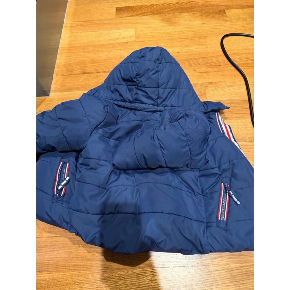 Boden Royal Blue Sherpa-Lined Jacket with Navy Trim 2-3Y - Picture 5 of 5